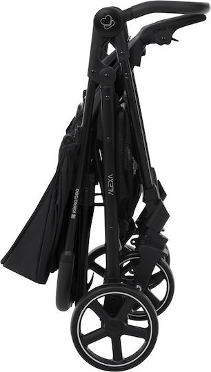 Kikka Boo Alexa Καρότσι Μωρού Kατάλληλο για 6+ Mηνών Black