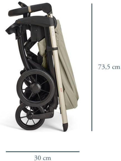 Inglesina Electa Ρυθμιζόμενο Καρότσι Μωρού Silver Black / Union Grey