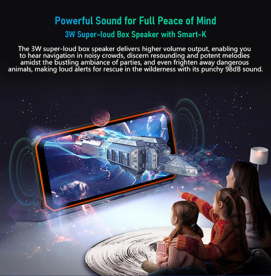 BlackView BV6200 Pro Dual SIM (6/128GB) Ανθεκτικό Smartphone Μαύρο