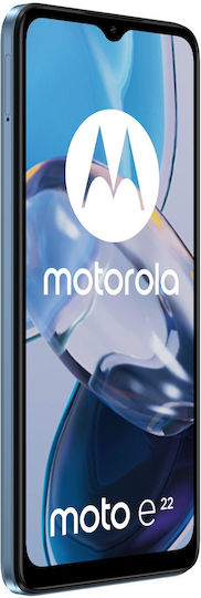 Motorola Moto E22 Dual SIM (4GB/64GB) Crystal Blue