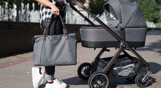 Cangaroo Macan Verstellbar 3 in 1 Baby Kinderwagen Geeignet für Neugeborene Schwarz 11kg
