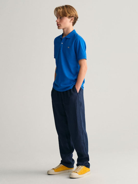 Gant Kids Polo Short Sleeve Blue