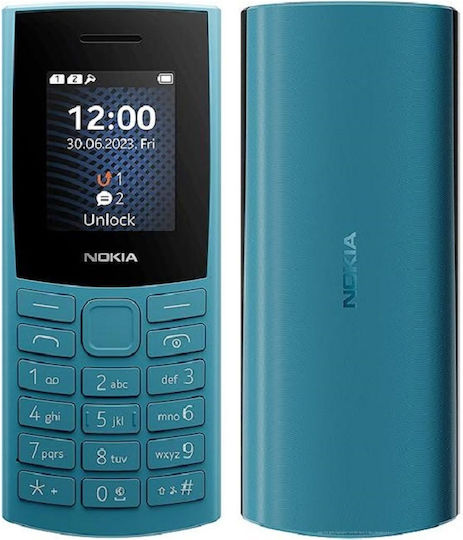 Nokia 105 4G Dual SIM Handy mit Tasten Blau