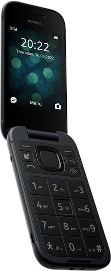 Nokia 2660 Flip Dual SIM Mobile with Buttons (English Menu) Black