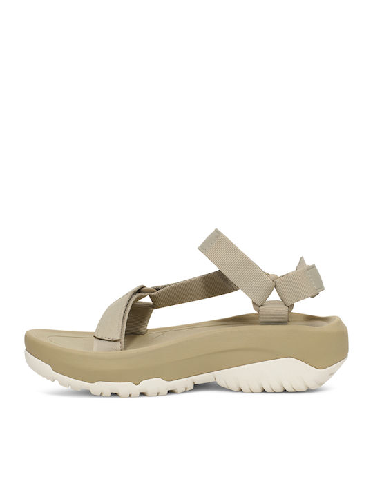 W Hurricane Xlt2 Ampsole Women's Flat Sandals Sporty in Beige Color