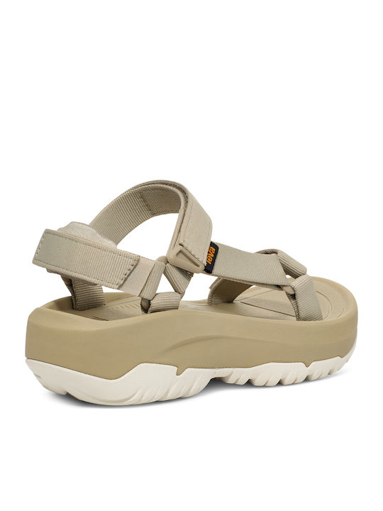 W Hurricane Xlt2 Ampsole Women's Flat Sandals Sporty in Beige Color