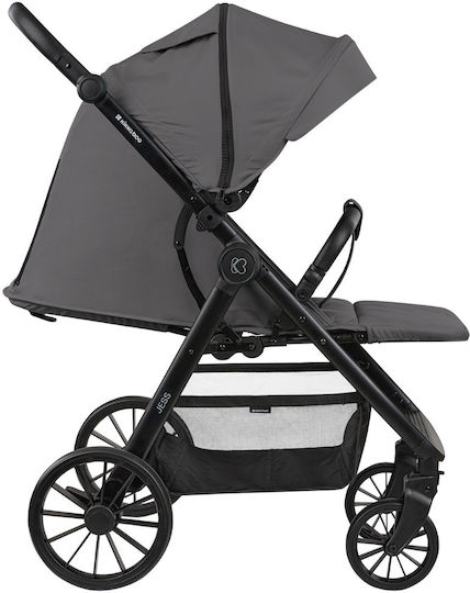 Kikka Boo Jess Baby Stroller Suitable for Newborn Dark Grey 10kg
