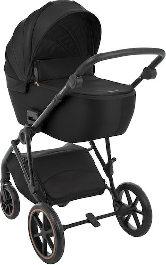 Kikka Boo Thea Adjustable 2 in 1 Baby Stroller Suitable for Newborn Black 2024 10.6kg