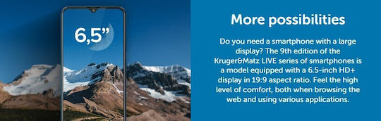 Kruger & Matz Live 9 Dual-SIM (4GB/64GB) Blau