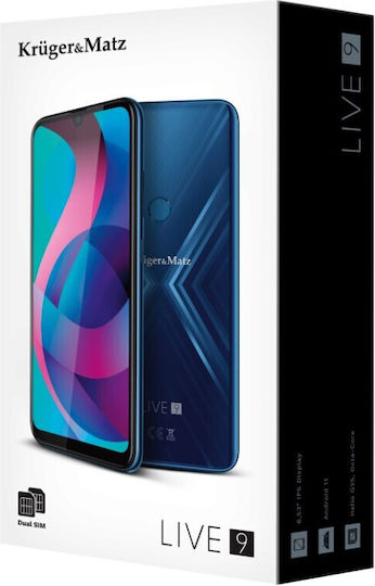 Kruger & Matz Live 9 Dual-SIM (4GB/64GB) Blau