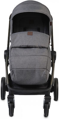 Cangaroo Macan Verstellbar 3 in 1 Baby Kinderwagen Geeignet für Neugeborene Gray 11kg