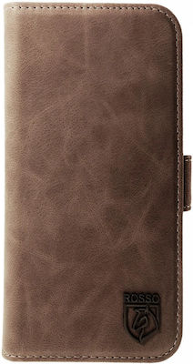 Rosso Leather Wallet Brown (iPhone 14)