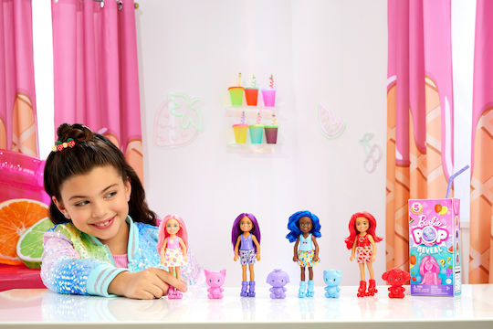 Barbie Pop Reveal Κούκλα Chelsea 13εκ. (Διάφορα Σχέδια) 1τμχ