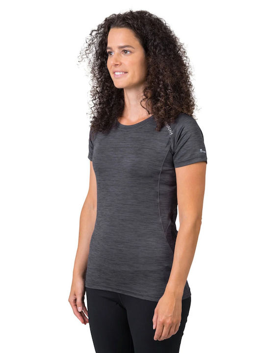 Hannah Femeie Sport Tricou Uscare rapidă Antracit