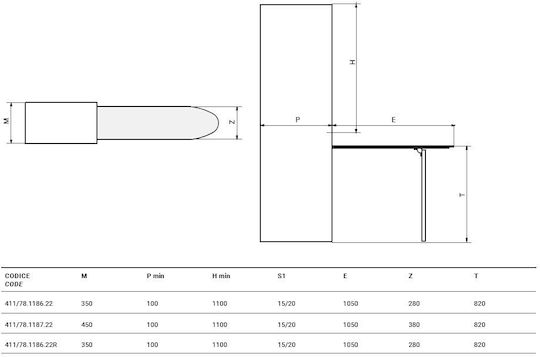 Fußbügelmechanik Prua Lift Atim 261-prua Lift