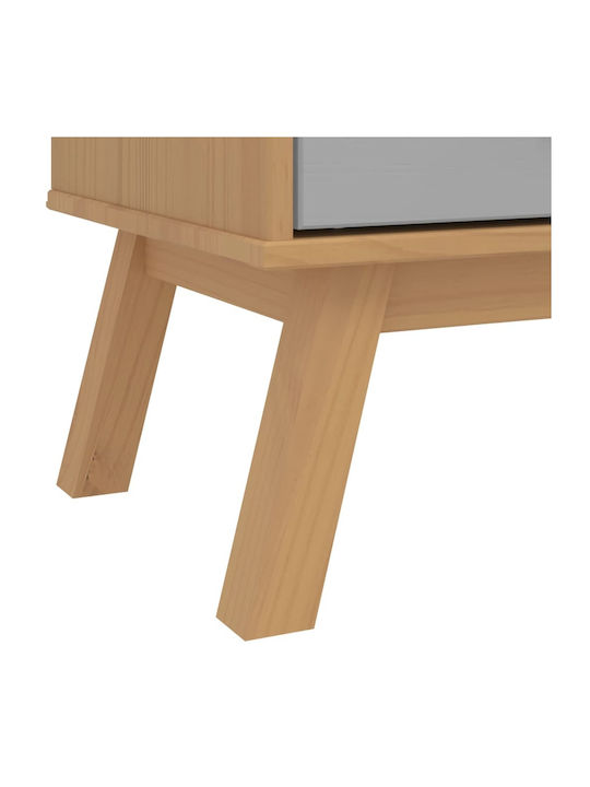 Двойна врата Гардероб Grey & Brown 76.5x53x172см