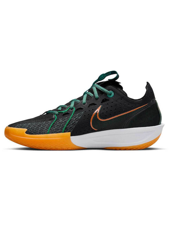 Air Zoom G.T. Cut 3 Low Basketball Shoes Black / Vintage Green / Bicoastal / Malachite