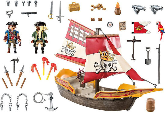 Playmobil Pirates Pirate Ship για 4-10 ετών