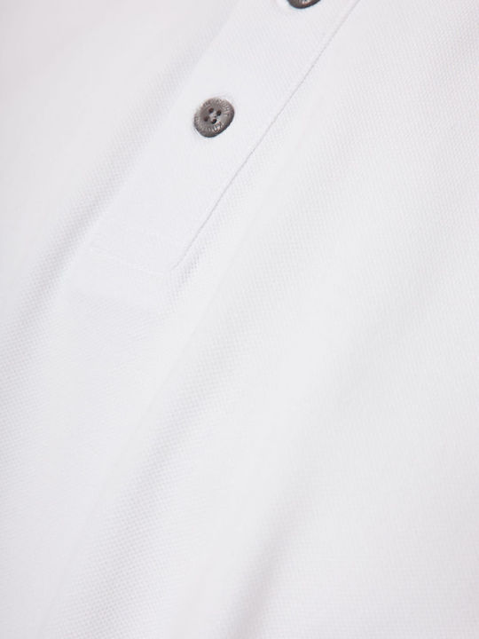 Polo Herrenbluse Kurzarm Weiße FBM009-010-11