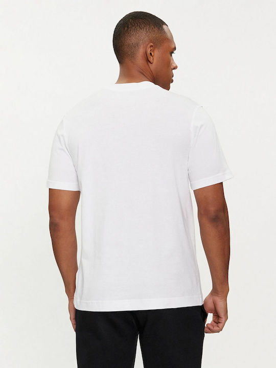 Calvin Klein Bărbați T-shirt Sportiv cu Mânecă Scurtă White