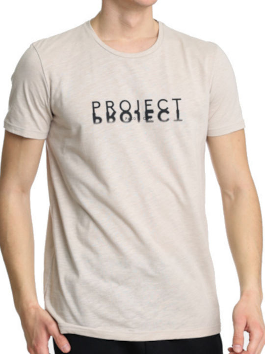 Paco & Co T-shirt Bărbătesc cu Mânecă Scurtă Lt. Grey