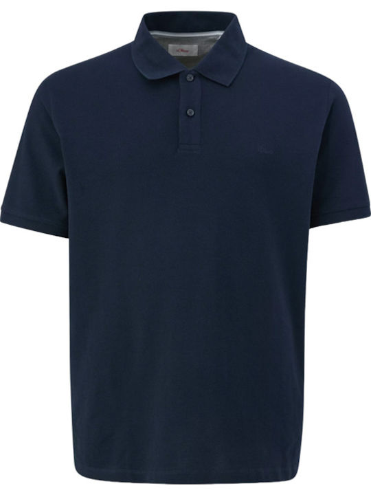 Polo Short Sleeve Blue Men's Blouse