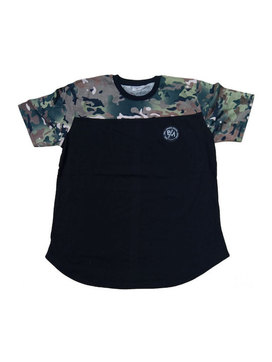 T-shirt Μαύρο