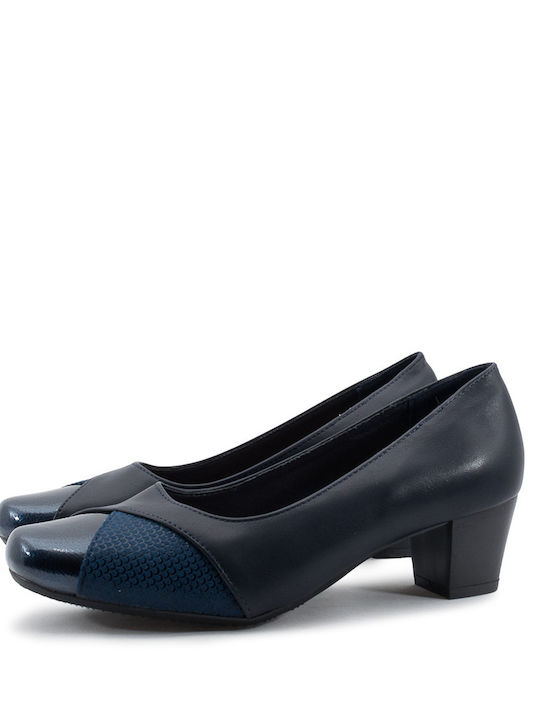 Love4shoes Pumps mit mittelhohem Absatz Blau