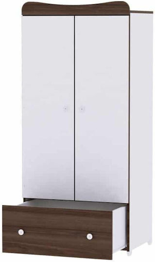 Exclusive Zwei Türen Schrank Weiß 57x80x178cm
