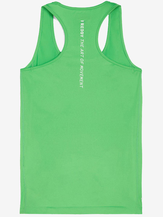 Women's Athletic Blouse Sleeveless Green