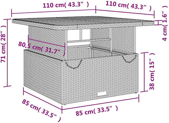 Garten- und Outdoor-Möbelsets 2 Stück Beige mit Kissen