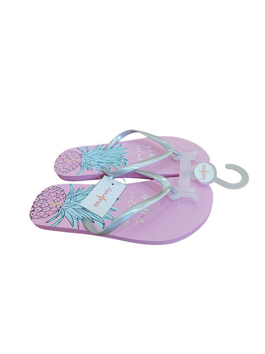 Majesty Women's Flip Flops Pink