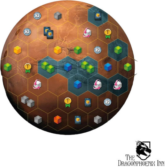 Board Game Terraforming Mars for 1-4 Players 14+ Years Old (EN) Dice