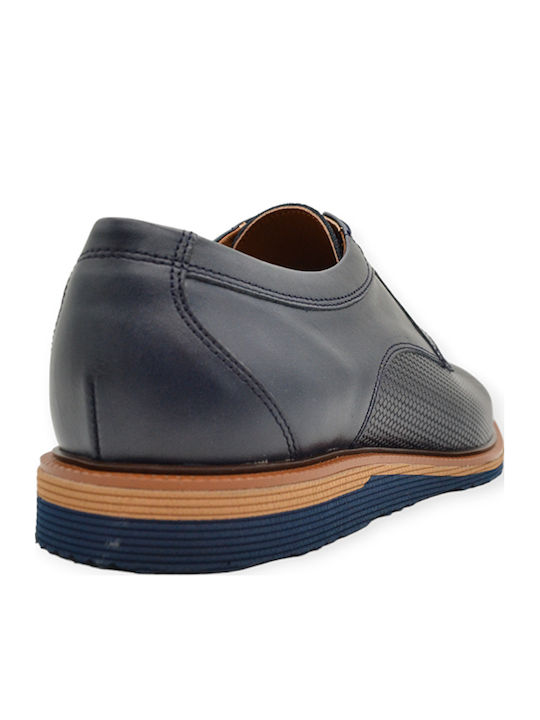 Leder Herren Freizeitschuhe Anatomisch Blau