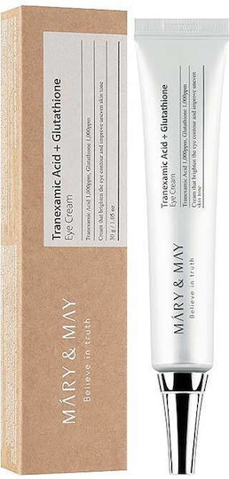 Mary & May Tranexamic Acid+Glutathione Κρέμα Ματιών για Μαύρους Κύκλους 30gr