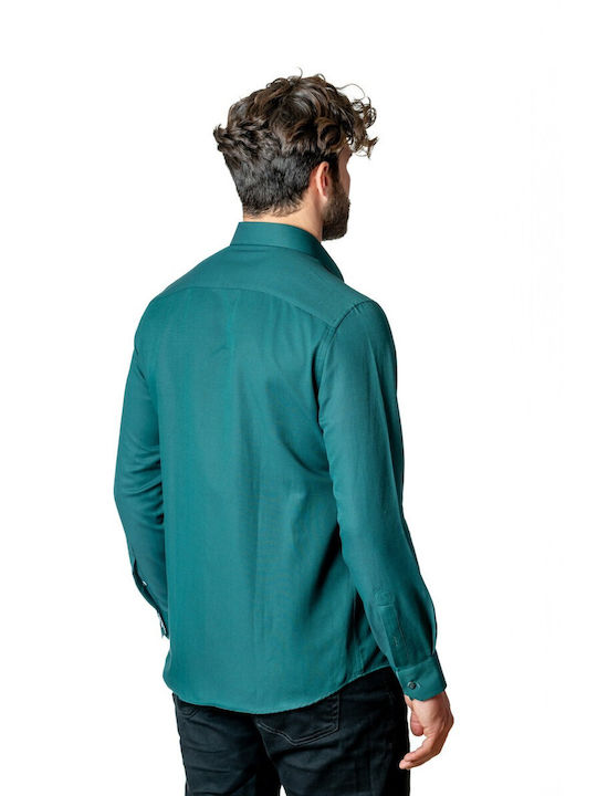 Baumwolle Hemd Emerald Green