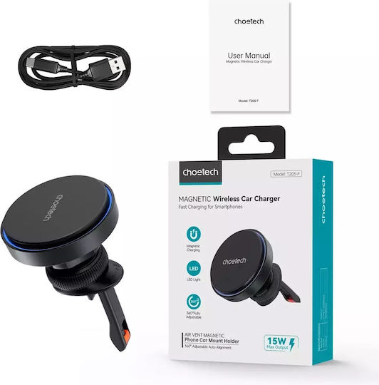 Choetech MagSafe Autohandyhalterung Mit Magnet Schwarze