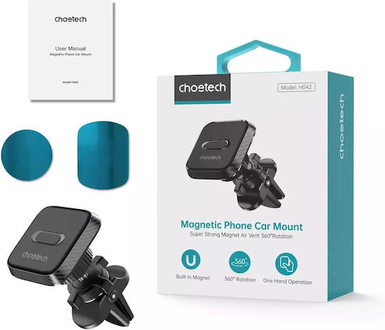 Choetech Suport Auto pentru Telefon cu magnet Neagră