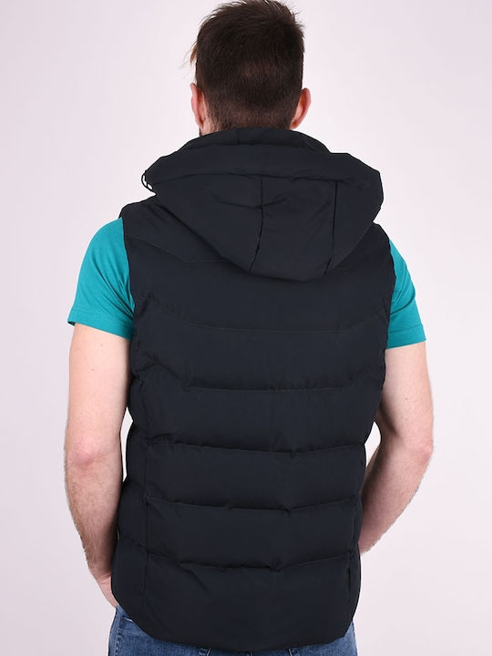 Palablu Men's Sleeveless Jacket Μπλε σκούρο