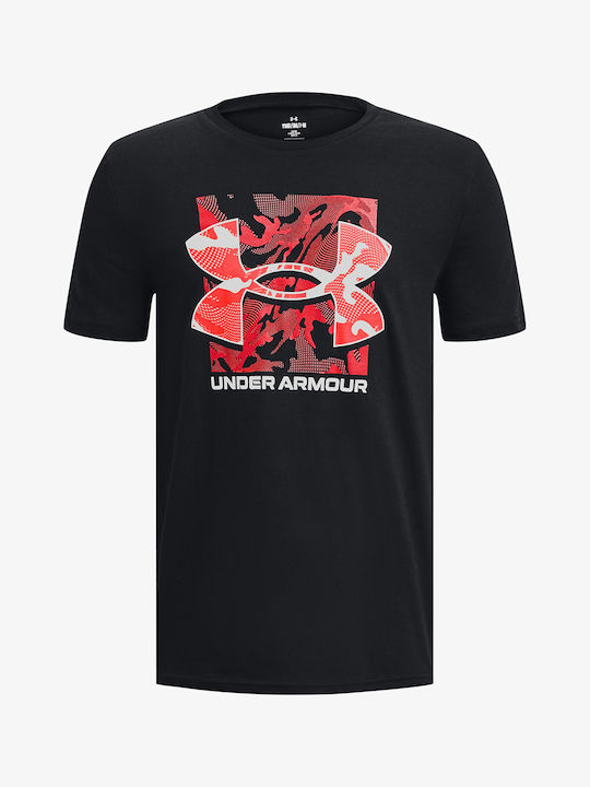 Under Armour Tricou pentru copii Negru