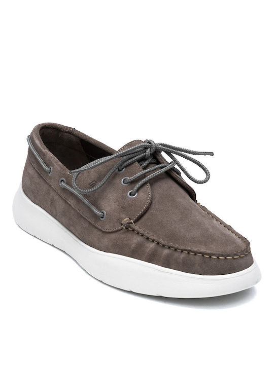 Frau Suede Ανδρικά Loafers σε Μπεζ Χρώμα