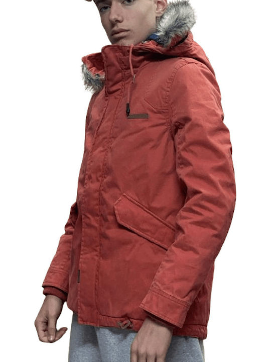 Winter Jacke Parka Orange