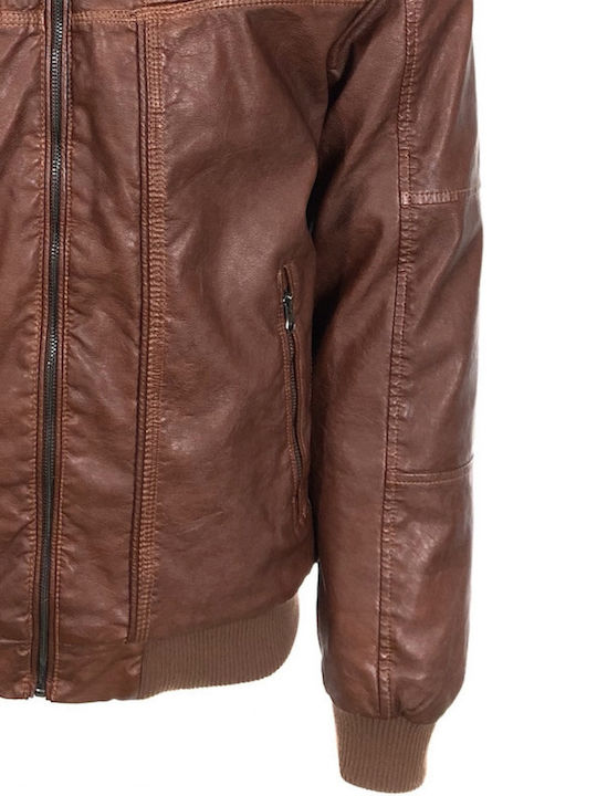 Tresor Florida Men's Δερμάτινα Jacket Tabac Brown