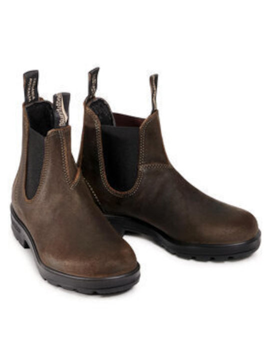 Suede Green Chelsea Boots