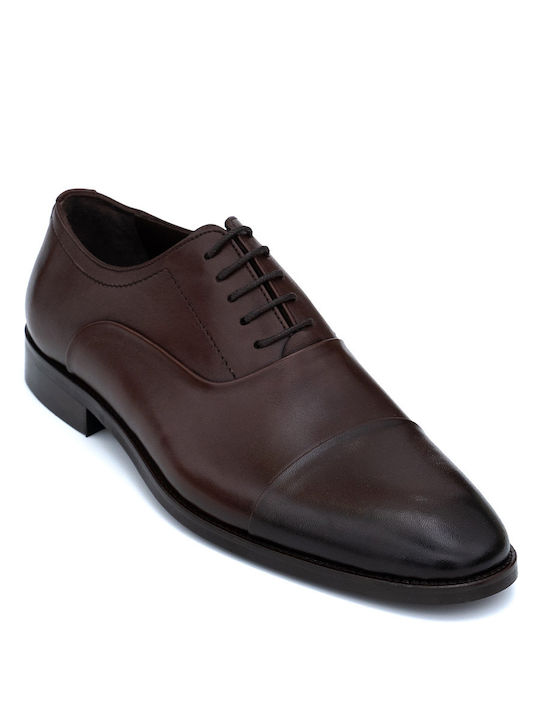 Philippe Lang Men's Leather Dress Shoes Brown