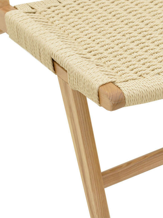 Πολυθρόνα Εξωτερικού Χώρου Rattan Filippo Φυσικό 68x69x74εκ.