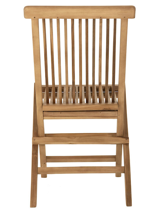 Градински Стол Дървен Kendall Жълт 46.5x63x89см