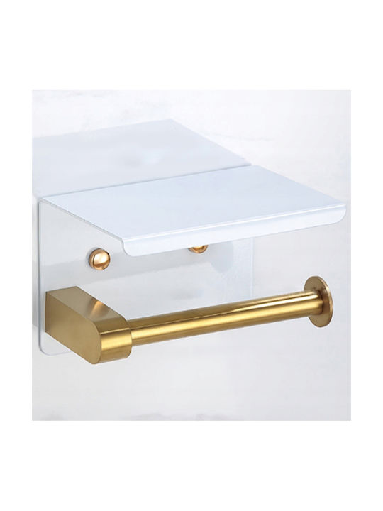 Suport de hârtie Metal Albă