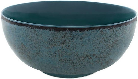 Oriana Ferelli Teal Alb Porțelan Set de Vase 18buc