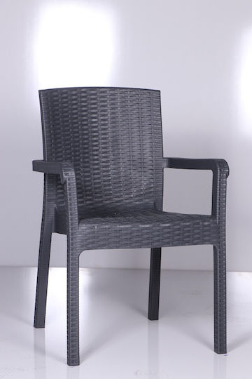Καρέκλα Γκρι 58x55x87εκ. Καρέκλα Γκρι 58x55x87εκ.